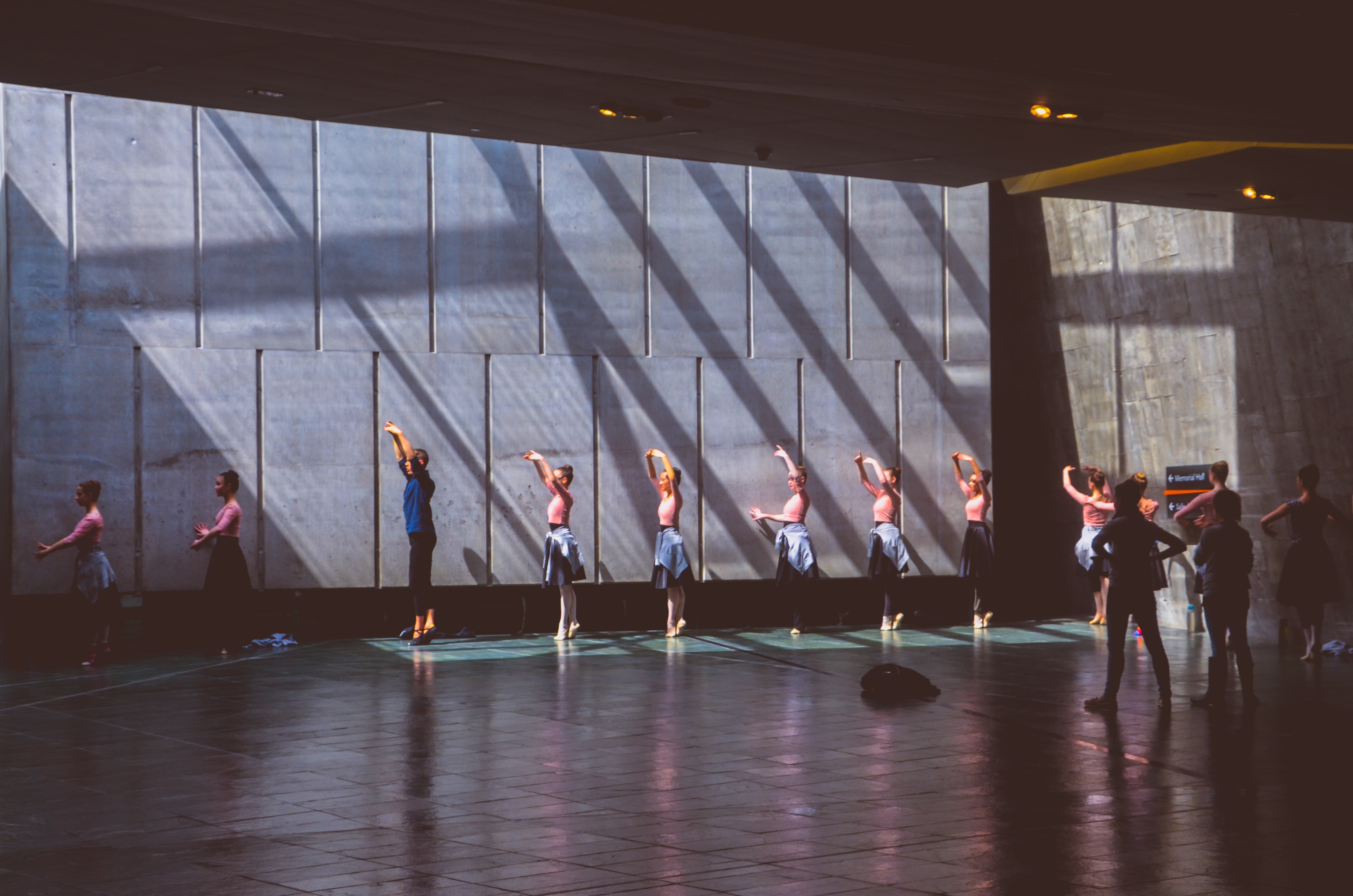 SDF ballet class in large studio